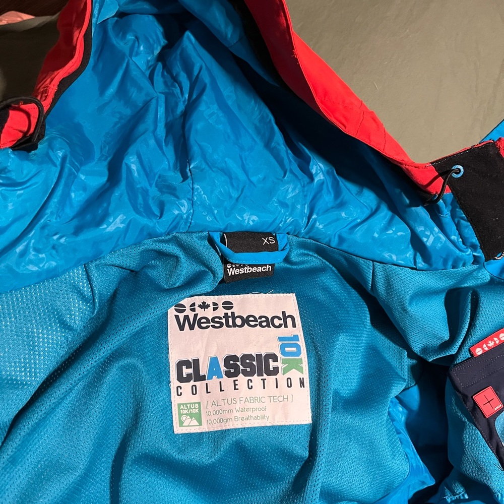 Westbeach ski jacket and pants